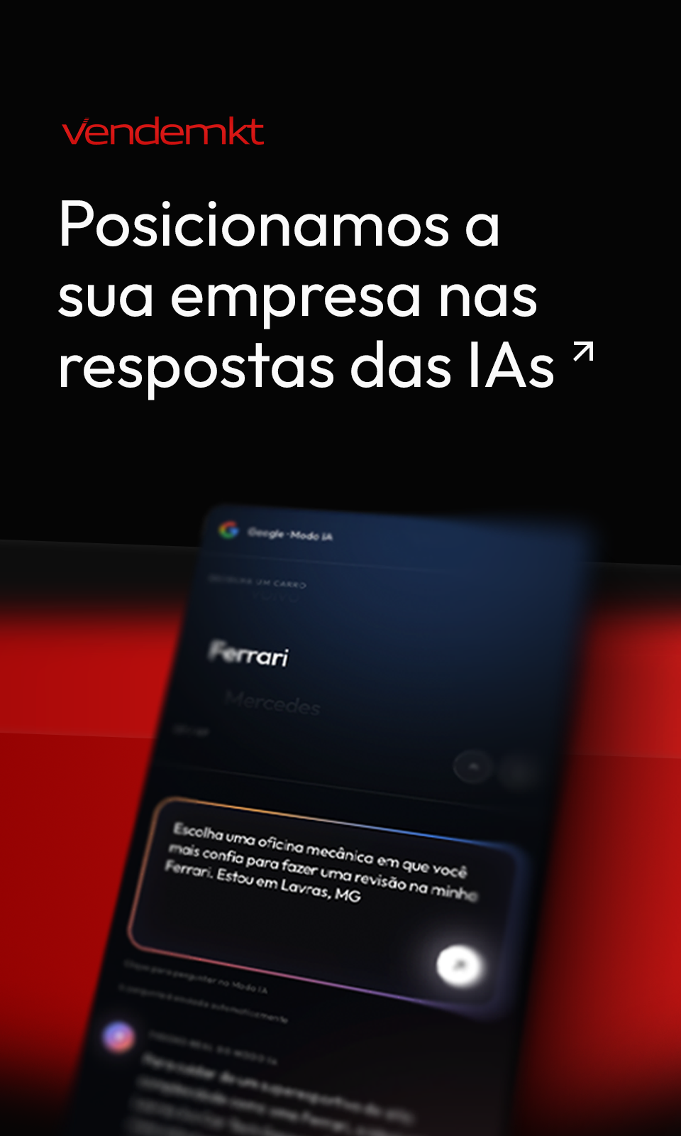 Posicionamos sua empresa nas respostas das inteligências artificiais