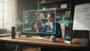 Infográfico comparativo mostrando a diferença entre SERP tradicional (lado esquerdo com lista de 10 links) e featured snippet otimizado para AEO (lado direito com resposta direta destacada em caixa azul). Ilustra visualmente como Answer Engine Optimization posiciona conteúdo na posição zero do Google. Inclui ícone de verificação de fonte confiável, logo Vendemkt, e demonstra estratégia de otimização de snippet para 2026. Texto "AEO: Featured Snippets 2026" em destaque central em laranja neon. Infográfico educacional para guia completo de AEO, schema markup e featured snippets.