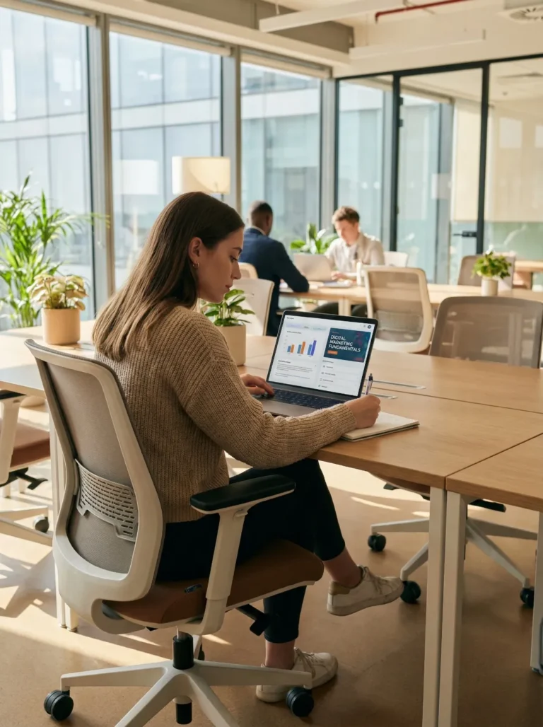 Especialista em marketing digital aplicando técnicas de Generative Engine Optimization (GEO) e otimização para IA no curso avançado da Vendemkt.