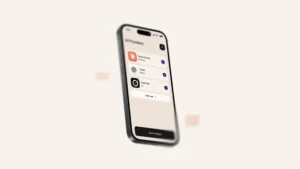 Representação visual de autoridade digital com sinais de confiança em camadas concêntricas ao redor de uma marca